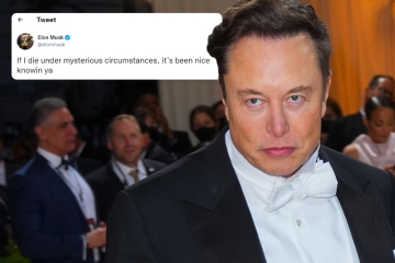 Los fanáticos de Musk se preocupan después de que publica sobre su muerte 