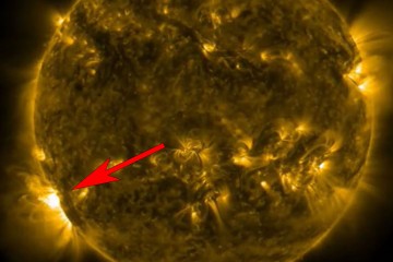 La NASA publica un clip de una llamarada solar que brota del Sol y provoca apagones de radio