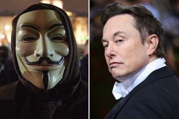 Anónimo 'critica' el comentario de 'sesgo izquierdista' de Elon Musk con una publicación en Twitter