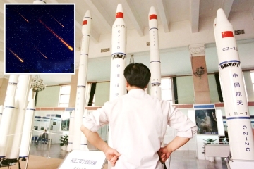 Cohete chino se sale de órbita provocando estampido sónico y lluvia de meteoritos