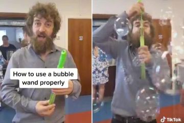 La gente apenas se da cuenta de que ha usado mal las varitas de burbujas