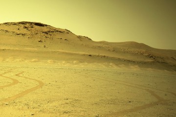 Impresionante imagen de la NASA oculta un pequeño helicóptero de Marte a plena vista