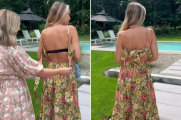 El truco secreto de una profesional de la moda para ocultar el tirante del sostén en un vestido sin espalda